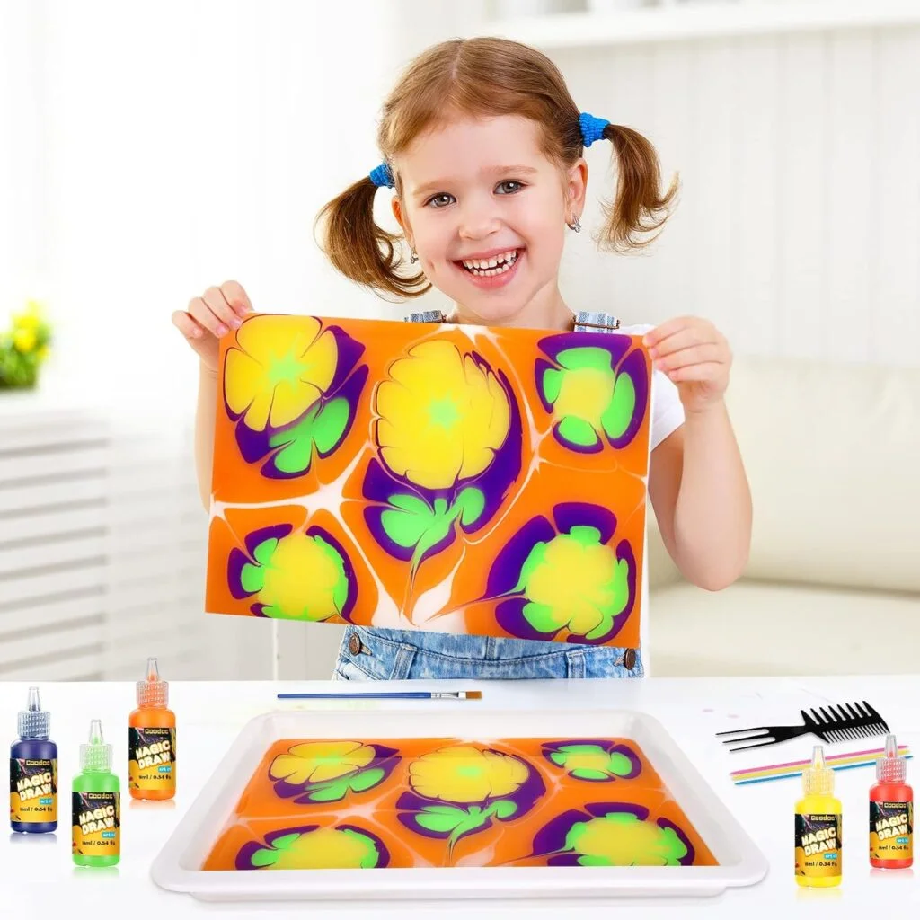 Water Marbling Paint for Kids - Engaging Young Minds in the Art of Marbling 2 71aajErkonL. AC SL1500