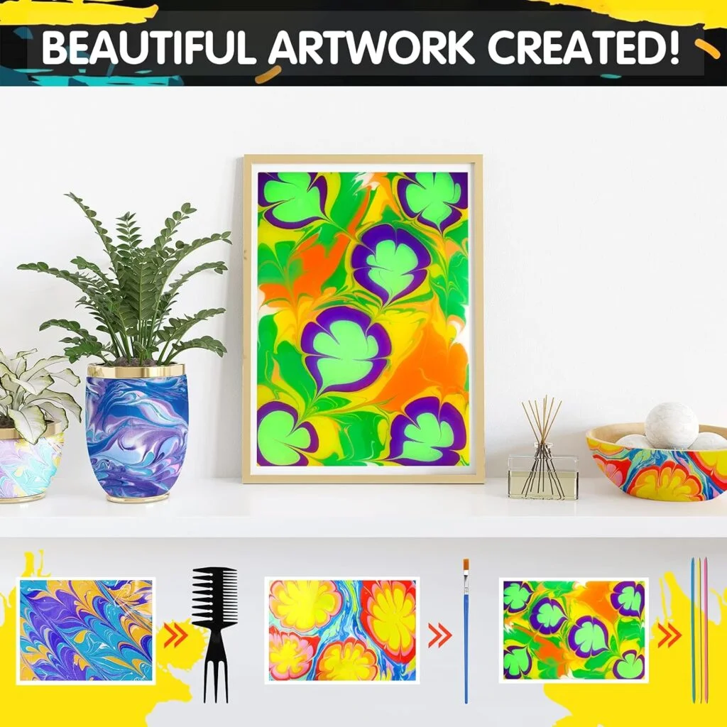 Water Marbling Paint for Kids - Engaging Young Minds in the Art of Marbling 7 81qCZGzpK5L. AC SL1500